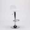 Tabouret de bar cuisine réglable en hauteur similicuir Design New Orleans 