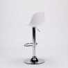 Tabouret de bar cuisine réglable en hauteur similicuir Design New Orleans 