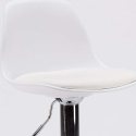 Tabouret de bar cuisine réglable en hauteur similicuir Design New Orleans 