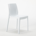 Ensemble De 4 Chaises Polypropylène Empilables et 1 Table Horeca Noire 90x90cm Yanez Black 