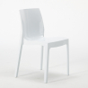 Ensemble De 4 Chaises Polypropylène Empilables et 1 Table Horeca Noire 90x90cm Yanez Black 