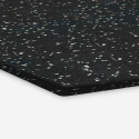 Rouleau de tapis de gymnastique caoutchouté absorbant les chocs Pav HD Dot 