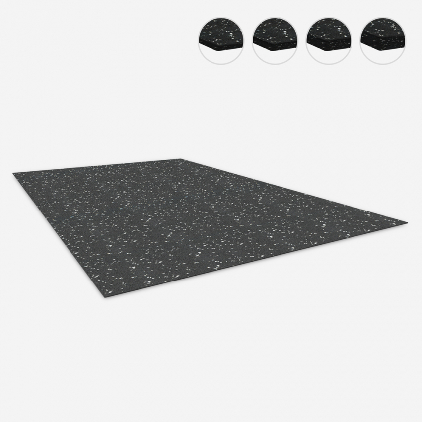 Rouleau tapis de fitness antichoc et insonorisant Pav HD Dot Promotion