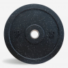Lot de 2 disques en caoutchouc 10 kg poids pour haltère olympique cross-training Bumper HD Dot Offre