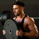 2 x 20 kg disques en caoutchouc poids cross training barre olympique Bumper HD Dot Remises