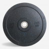 2 x 20 kg disques en caoutchouc poids cross training barre olympique Bumper HD Dot Offre