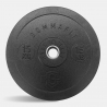 2 x disques 15 kg olympiques haltère cross training caoutchouc Bumper HD Italy Offre