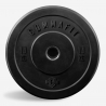 2 x disques en caoutchouc poids 10 kg pour barre olympique salle de sport Bumper Training Offre