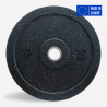 Lot de 2 disques en caoutchouc 10 kg poids pour haltère olympique cross-training Bumper HD Dot Vente