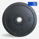 2 x 20 kg disques en caoutchouc poids cross training barre olympique Bumper HD Dot Vente
