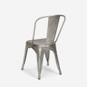 ensemble table ronde 70cm acier 2 chaises vintage style Lix design taerium Modèle