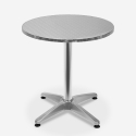 ensemble 2 chaises acier de style design industriel et table ronde 70cm factotum Offre
