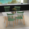 Table blanche 120x80 cm + 4 chaises design cuisine salle à manger Bounty Prix