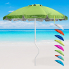 Parasol de plage léger visser protection uv GiraFacile 200 cm Ermes 