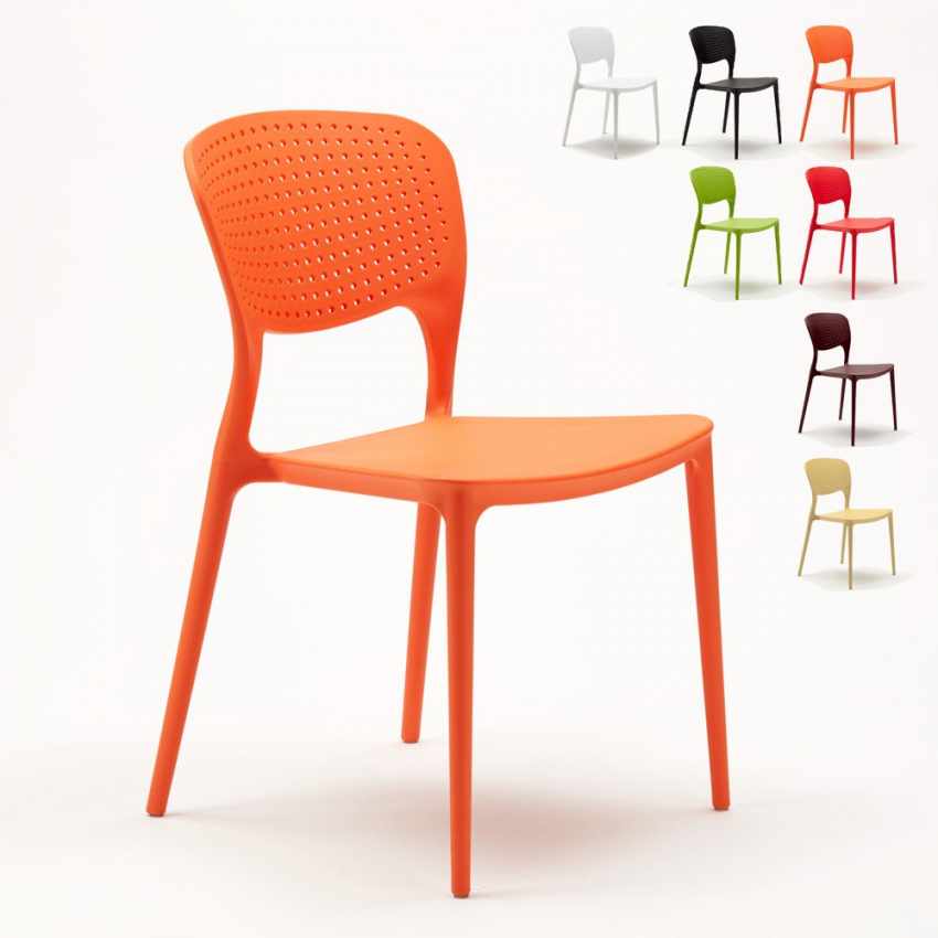 Chaise de cuisine bar café polypropylène empilable intérieur et extérieur Garden Giulietta Remises Chaise de cuisine bar café polypropylène empilable intérieur et extérieur Garden Giulietta Remises