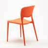 Chaise de cuisine bar café polypropylène empilable intérieur et extérieur Garden Giulietta 