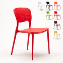 Chaise de cuisine bar café polypropylène empilable intérieur et extérieur Garden Giulietta Réductions
