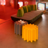 Tabouret table de salon design moderne extérieur jardin Gear Slide 