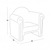 Fauteuil chaise design lumineuse Slide Easy Chair pour la maison et les locaux Remises