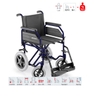 Fauteuil roulant léger avec repose-pieds pour personnes âgées handicapées 200 XL Surace Offre