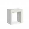 Console extensible 78x47-299cm table de salle à manger en bois blanc Allin Offre