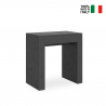 Console de table à manger extensible 78x47-299cm anthracite Allin Report Vente