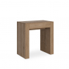 Console d'entrée table à manger extensible 78x47-299cm bois Allin Oak Offre