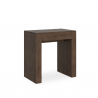 Table console d'entrée extensible 78x47-299cm bois salle à manger Allin Noix Offre
