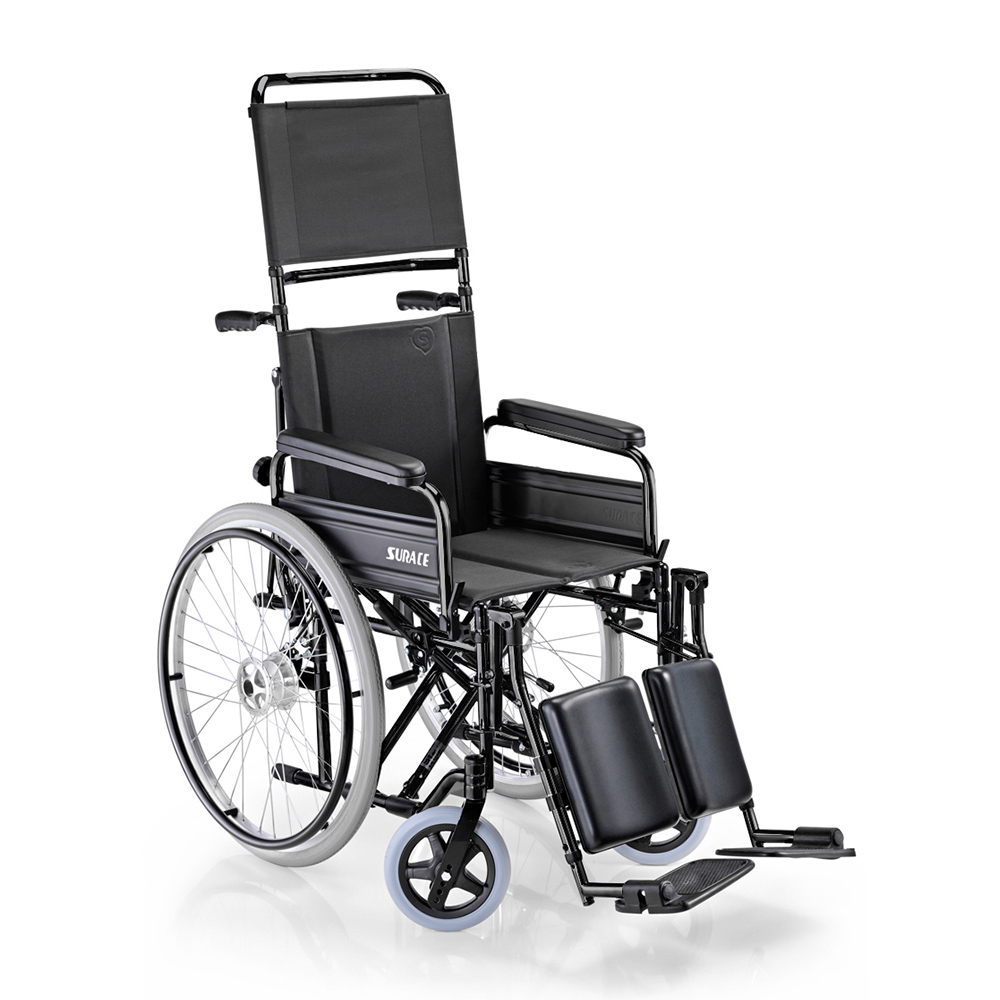 Fauteuil roulant pour personnes âgées handicapées avec dossier repose-jambes 600 Surace