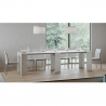 Console extensible 78x47-299cm table de salle à manger en bois blanc Allin Choix