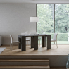 Console de table à manger extensible 78x47-299cm anthracite Allin Report Réductions