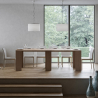 Console d'entrée table à manger extensible 78x47-299cm bois Allin Oak Catalogue