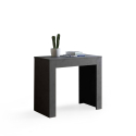 Table console extensible extensible 90x42-302cm anthracite Emy Report Offre