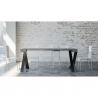 Console design extensible 90x40-300 cm table moderne Diago Concrete Remises