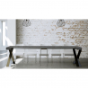 Console design extensible 90x40-300 cm table moderne Diago Concrete Réductions