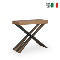 Console extensible 90x40-300 cm table en bois design moderne Diago Fir Vente