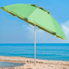Parasol de plage 200 cm aluminium anti-vent protection UV Corsica Modèle