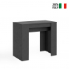 Console extensible 90x48-204cm table design moderne anthracite Basic Small Report Vente