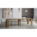 Console design extensible 90x42-302cm table à manger en bois Modem Oak Réductions
