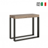 Console extensible 90x40-300cm table à manger moderne en bois Elettra Oak Vente
