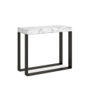 Console d'entrée extensible en marbre Table à manger 90x40-300cm Elettra Marble Offre