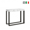 Console d'entrée extensible en marbre Table à manger 90x40-300cm Elettra Marble Vente