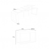 Table console de salle à manger extensible 90x40-300cm bois Elettra Fir Catalogue