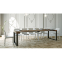 Table console de salle à manger extensible 90x40-300cm bois Elettra Fir Réductions