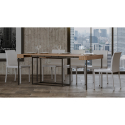 Console extensible 90x40-300cm table design moderne scandinave Nordica Oak Remises
