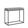 Table console extensible design moderne 90x40-300cm gris Nordica Concrete Offre
