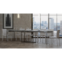 Table console extensible design moderne 90x40-300cm gris Nordica Concrete Réductions