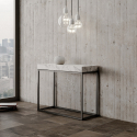 Console design extensible table design marbre 90x40-300cm Nordica Marble Promotion