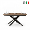 Table à manger en bois extensible moderne 90x160-2200cm Ganty Long Oak Vente