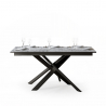 Table à manger extensible 90x160-220cm design moderne marbre Ganty Long Marble Offre